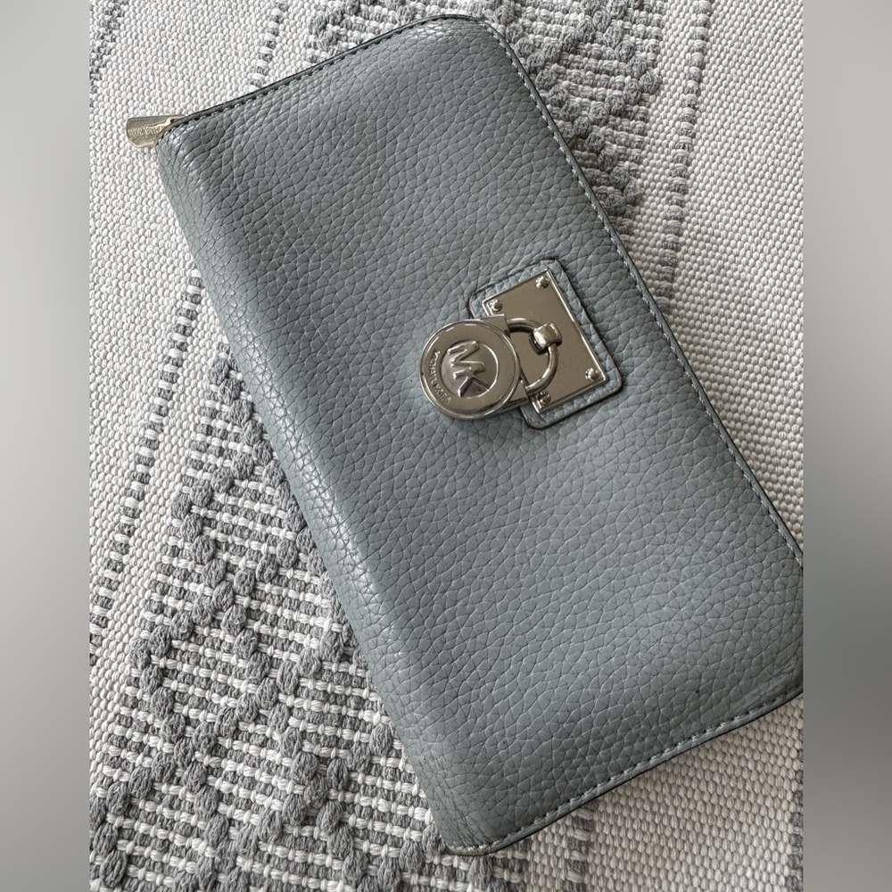 Michael Kors Grey Blue Wallet